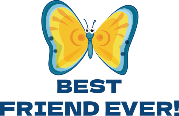 Transparent International Friendship Day Logo Lepidoptera Line for Friendship Day for International Friendship Day