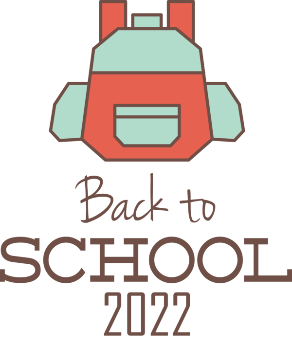 Transparent Back to School Design Logo Line for Welcome Back to School for Back To School