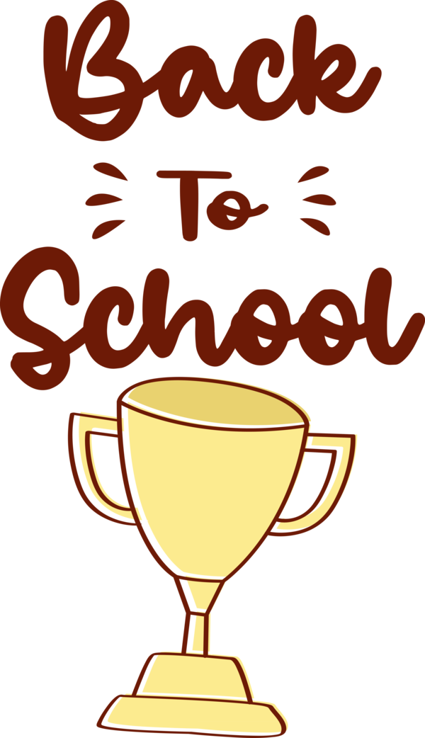 Transparent Back to School Cartoon Line Cup for Welcome Back to School for Back To School