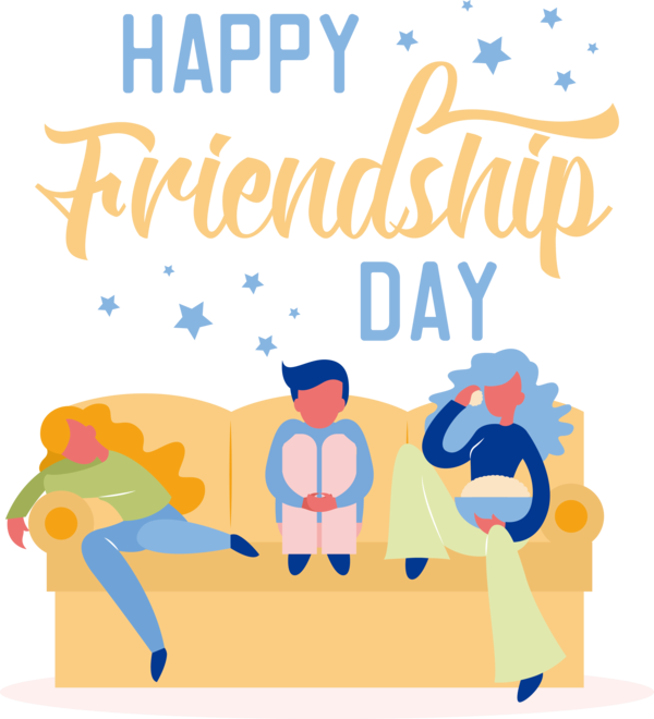 Transparent International Friendship Day Human Cartoon Behavior for Friendship Day for International Friendship Day