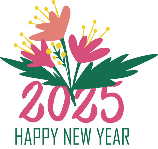 Transparent New Year Smiley Emoji Icon for Happy New Year 2025 for New Year