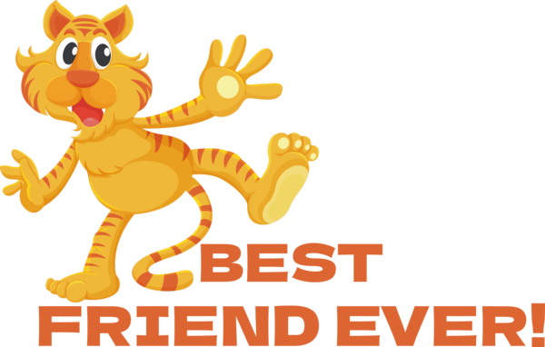Transparent International Friendship Day Tiger Royalty-free Sketch for Friendship Day for International Friendship Day
