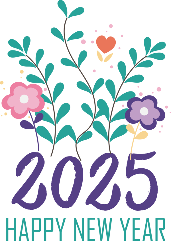 Transparent New Year Clip Art for Fall Drawing Mother's Day for Happy New Year 2025 for New Year