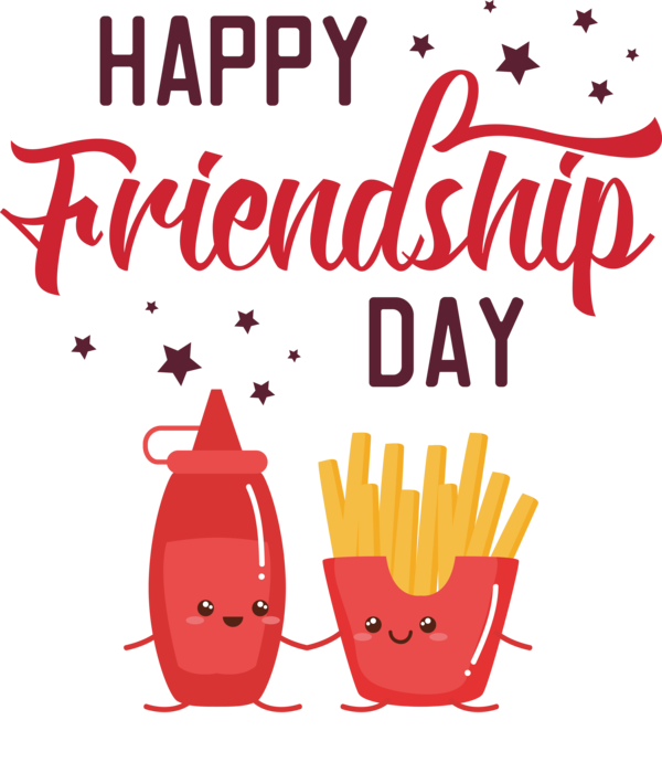 Transparent International Friendship Day Cartoon Line Fruit for Friendship Day for International Friendship Day