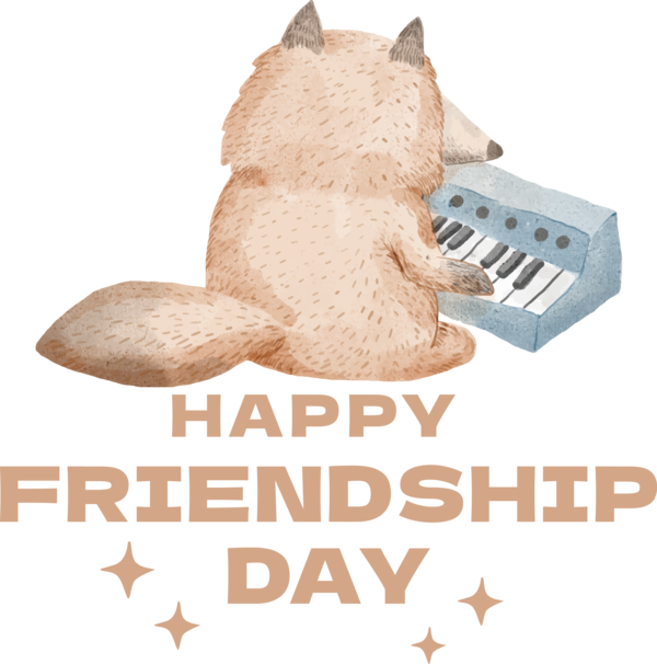 Transparent International Friendship Day Cat Snout Font for Friendship Day for International Friendship Day