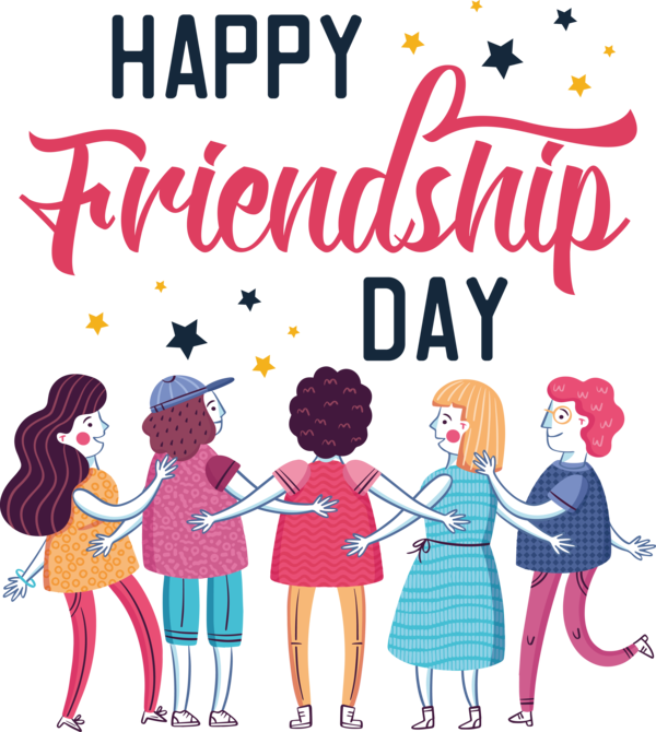 Transparent International Friendship Day Culture Design Cartoon for Friendship Day for International Friendship Day