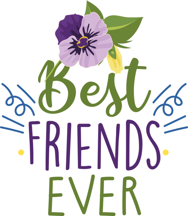 Transparent International Friendship Day Floral design Violet Logo for Friendship Day for International Friendship Day
