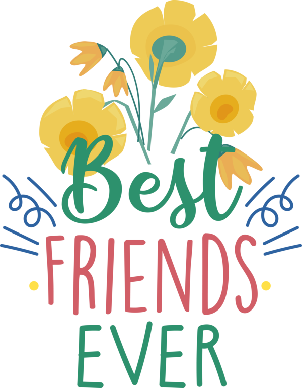 Transparent International Friendship Day Floral design Logo Flower for Friendship Day for International Friendship Day