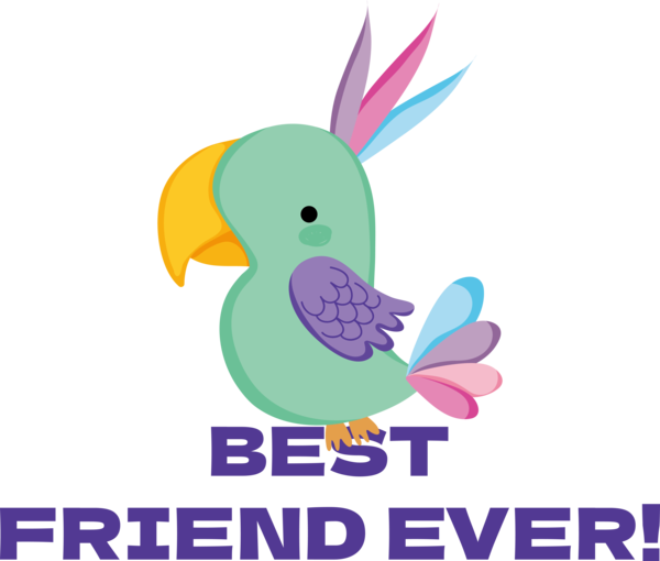 Transparent International Friendship Day Birds Easter Bunny Rabbit for Friendship Day for International Friendship Day