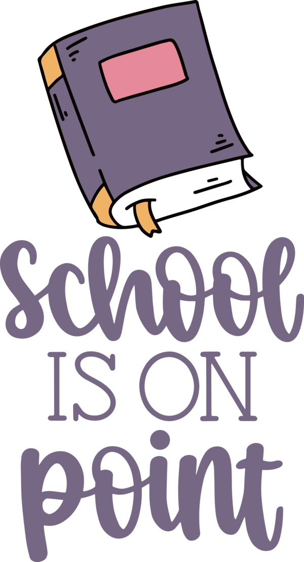 Transparent Back to School Design Logo Text for school is on point for Back To School
