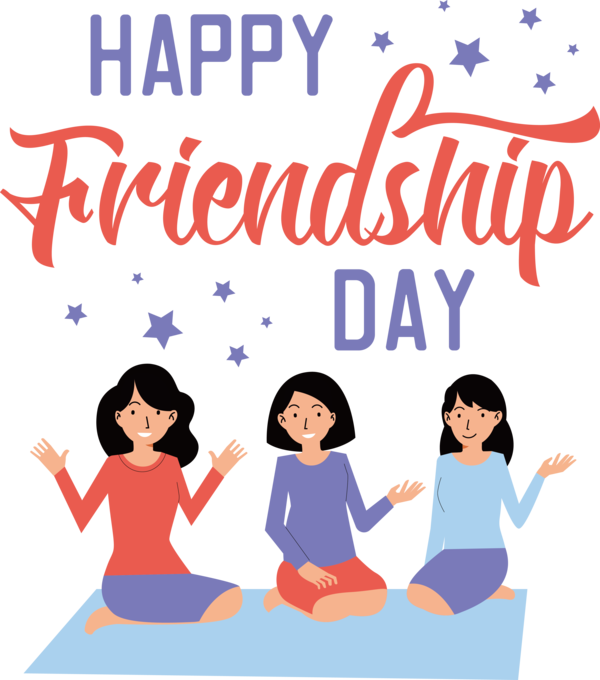 Transparent International Friendship Day Happiness Friendship Cartoon for Friendship Day for International Friendship Day