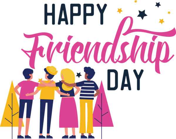 Transparent International Friendship Day Human Logo Public Relations for Friendship Day for International Friendship Day