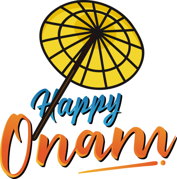 Transparent Onam Logo Flower Abstract art for Onam Harvest Festival for Onam