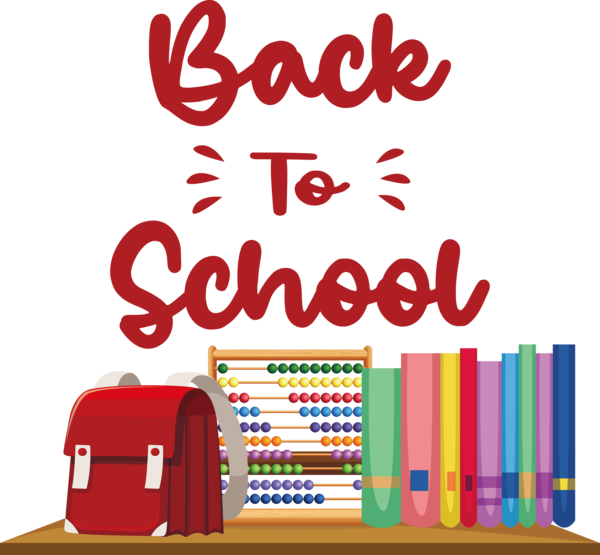 Transparent Back to School Logo Sticker Design for Welcome Back to School for Back To School