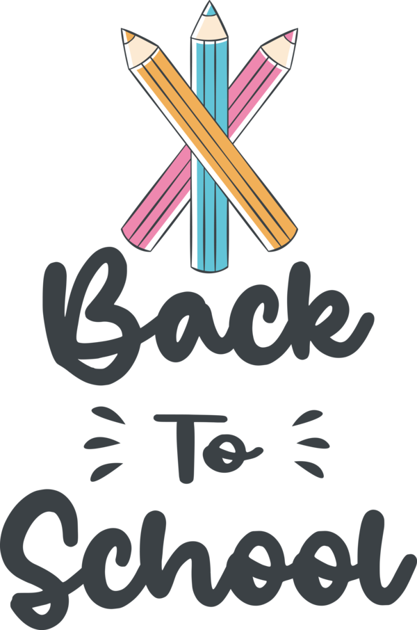 Transparent Back to School Design Logo Symbol for Welcome Back to School for Back To School