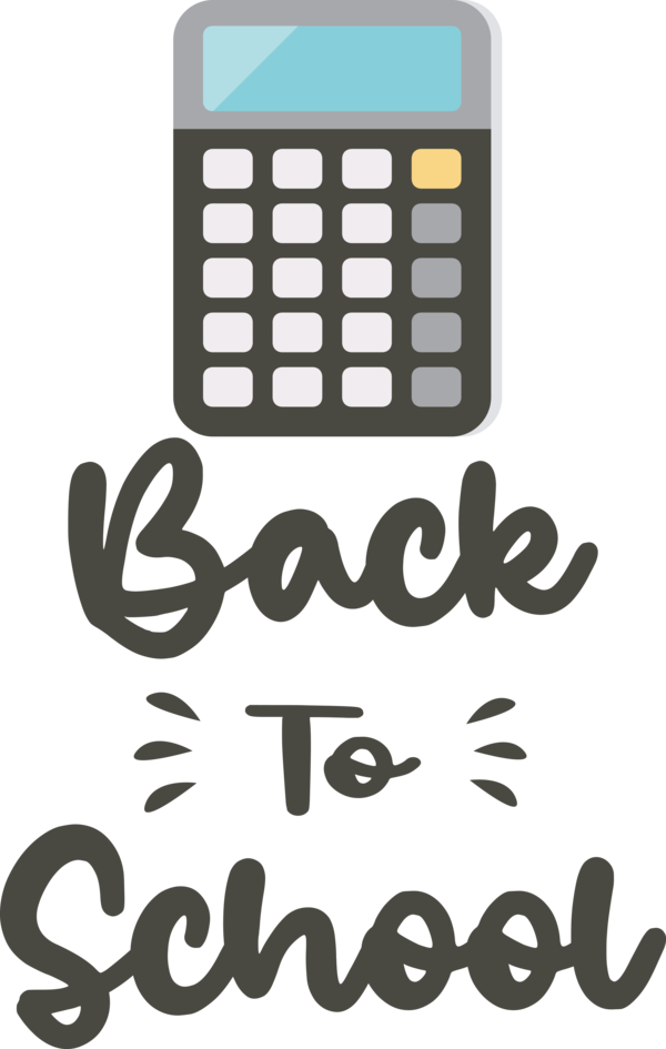 Transparent Back to School Logo Font Design for Welcome Back to School for Back To School