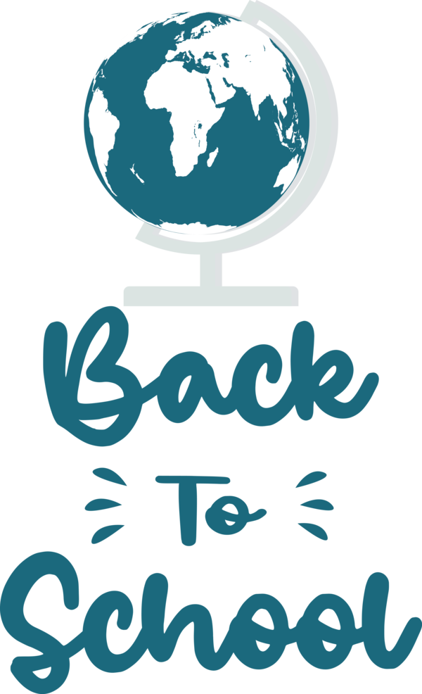 Transparent Back to School Logo World Design for Welcome Back to School for Back To School