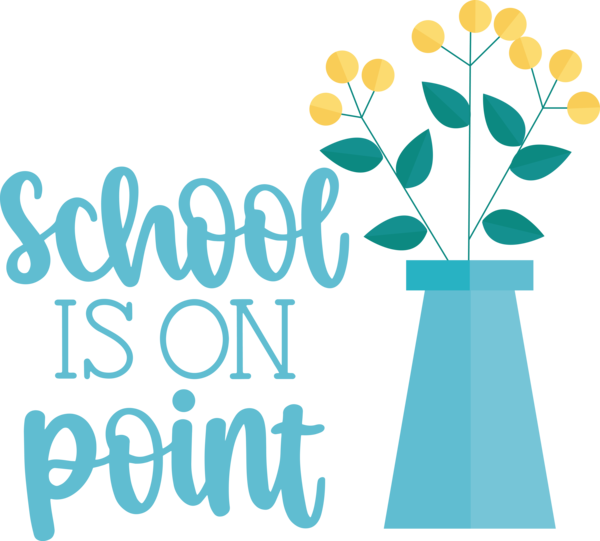 Transparent Back to School Human Logo Floral design for Welcome Back to School for Back To School