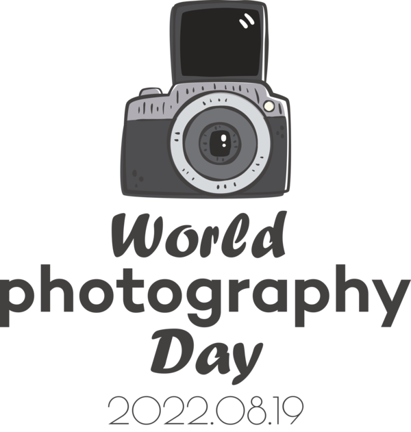 Transparent World Photography Day Digital Camera Camera Lens Camera for Photography Day for World Photography Day
