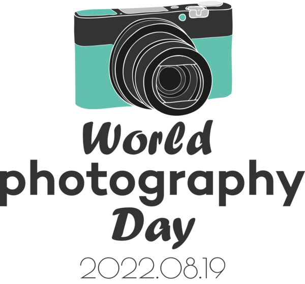 Transparent World Photography Day Camera MSP Photography Font for Photography Day for World Photography Day