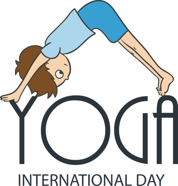 Transparent Yoga Day Human Cartoon Logo for Yoga for Yoga Day