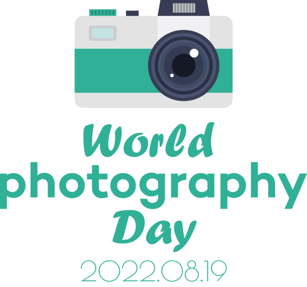 Transparent World Photography Day Nissi Beach Logo Font for Photography Day for World Photography Day
