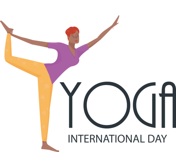 Transparent Yoga Day Logo Performing arts Joint for Yoga for Yoga Day