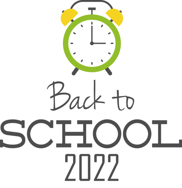 Transparent Back to School Logo Yellow Design for Back to School 2022 for Back To School
