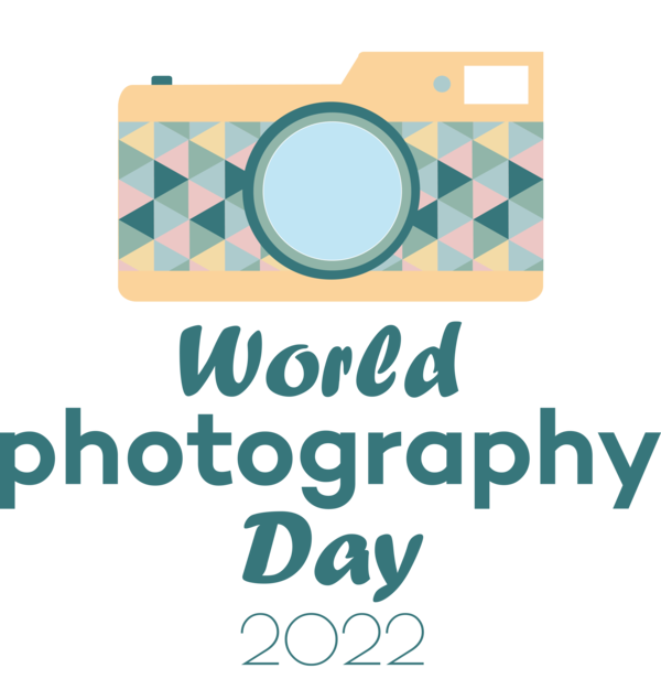 Transparent World Photography Day Design Logo Yellow for Photography Day for World Photography Day
