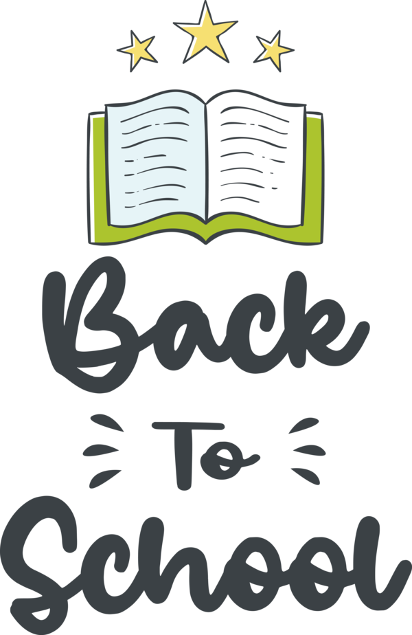 Transparent Back to School Logo Yellow Design for Welcome Back to School for Back To School