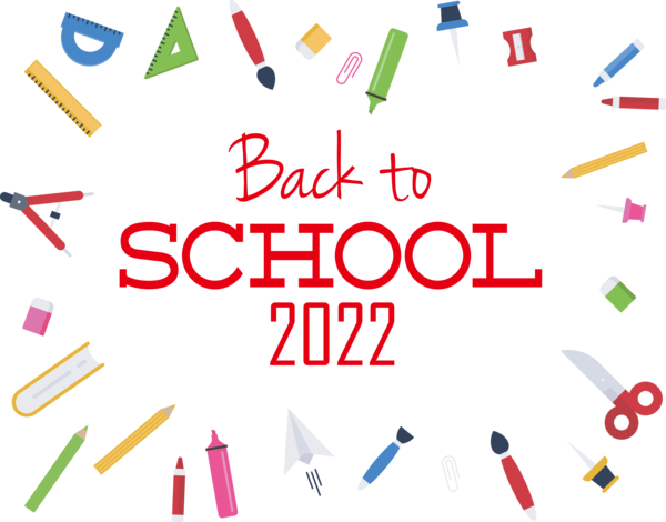 Transparent Back to School Design Diagram Line for Back to School 2022 for Back To School