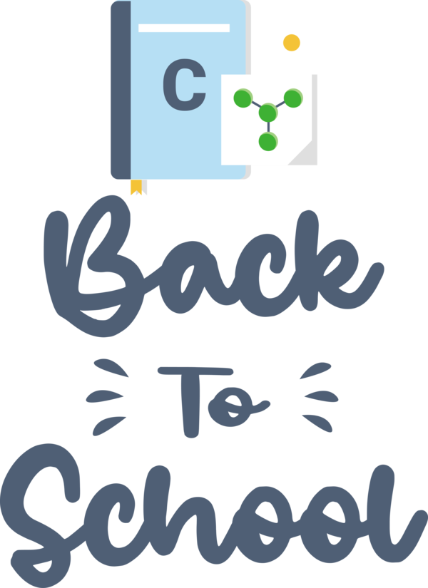 Transparent Back to School Logo Line Text for Welcome Back to School for Back To School