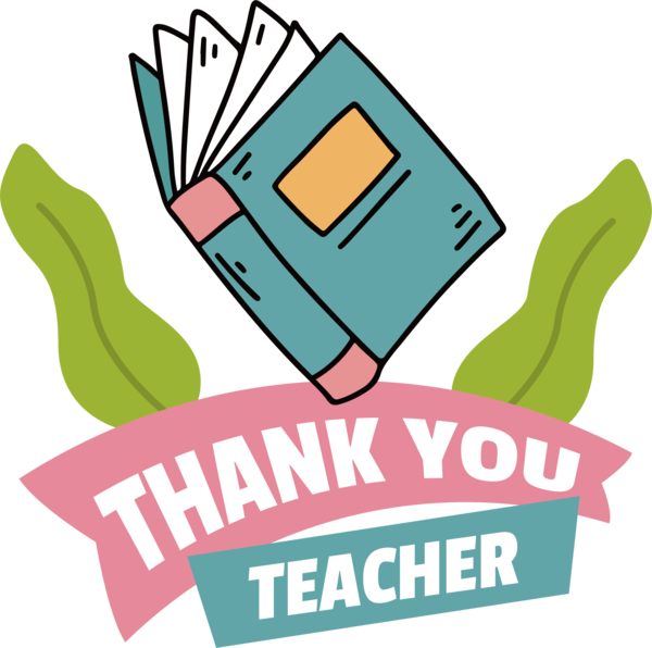 Transparent World Teacher's Day Design Human Logo for Thank You Teacher for World Teachers Day
