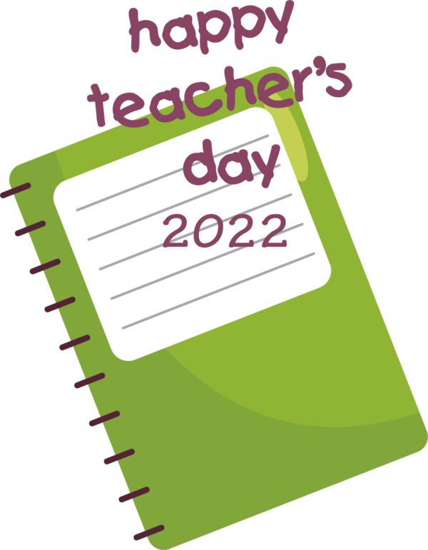 Transparent World Teacher's Day Logo Paper Line for Teachers' Days for World Teachers Day
