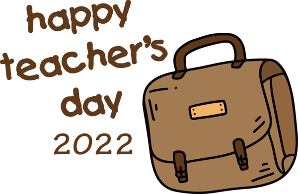 Transparent World Teacher's Day Bag Design Logo for Teachers' Days for World Teachers Day