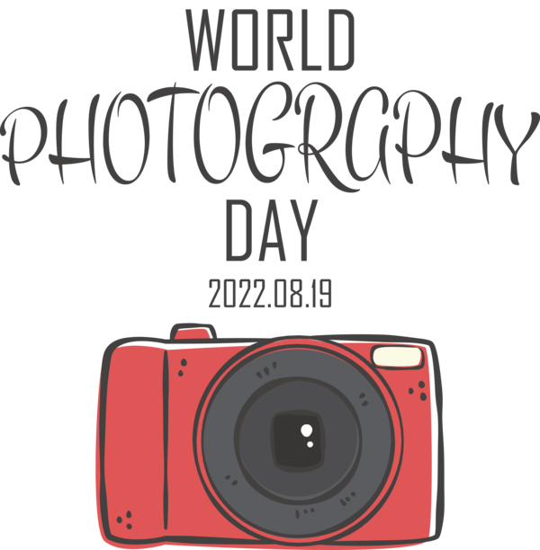 Transparent World Photography Day Camera Optics Font for Photography Day for World Photography Day
