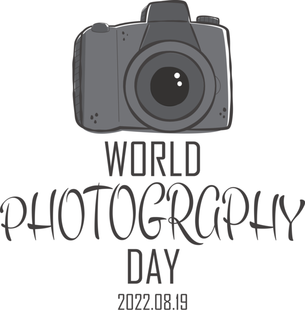 Transparent World Photography Day Camera Lens Mirrorless interchangeable-lens camera Digital Camera for Photography Day for World Photography Day