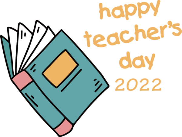 Transparent World Teacher's Day Design Line Text for Teachers' Days for World Teachers Day