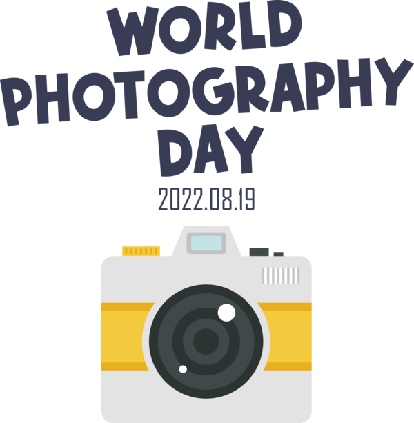 Transparent World Photography Day Museo Archivo de la Fotografía Logo Camera for Photography Day for World Photography Day