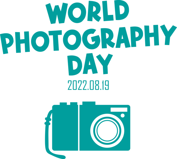 Transparent World Photography Day Human Design Logo for Photography Day for World Photography Day