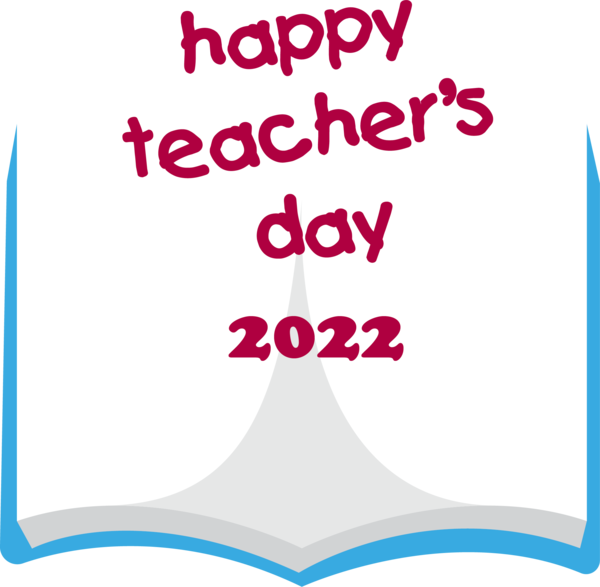 Transparent World Teacher's Day Logo Line Pink for Teachers' Days for World Teachers Day