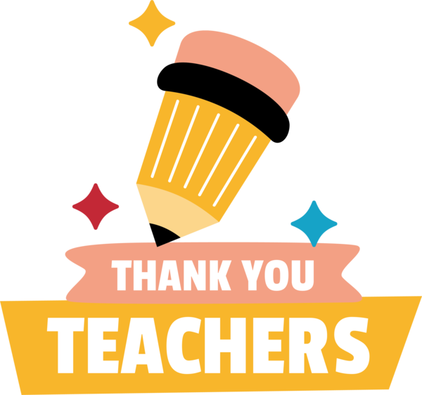 Transparent World Teacher's Day Ice Cream Cone Ice Cream Cone for Thank You Teacher for World Teachers Day