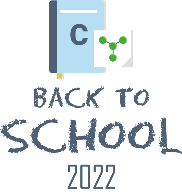 Transparent Back to School Logo Number Design for Back to School 2022 for Back To School