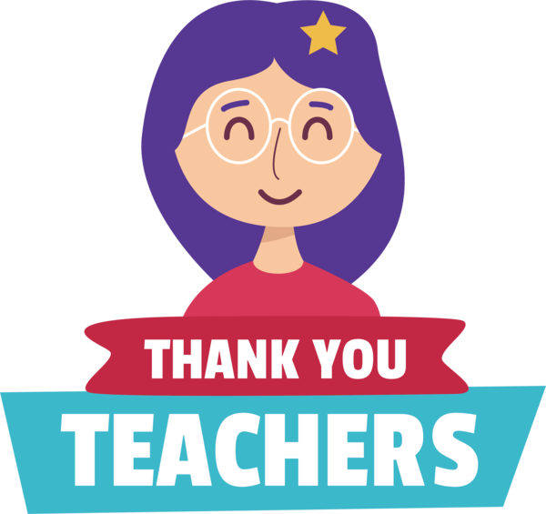 Transparent World Teacher's Day Human Logo Cartoon for Thank You Teacher for World Teachers Day