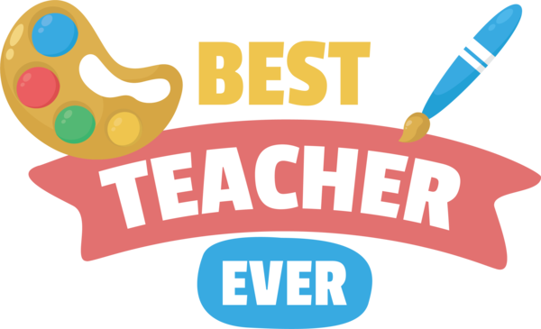 Transparent World Teacher's Day Logo  Design for Best Teacher for World Teachers Day