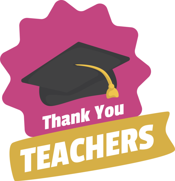 Transparent World Teacher's Day Logo Design Violet for Thank You Teacher for World Teachers Day