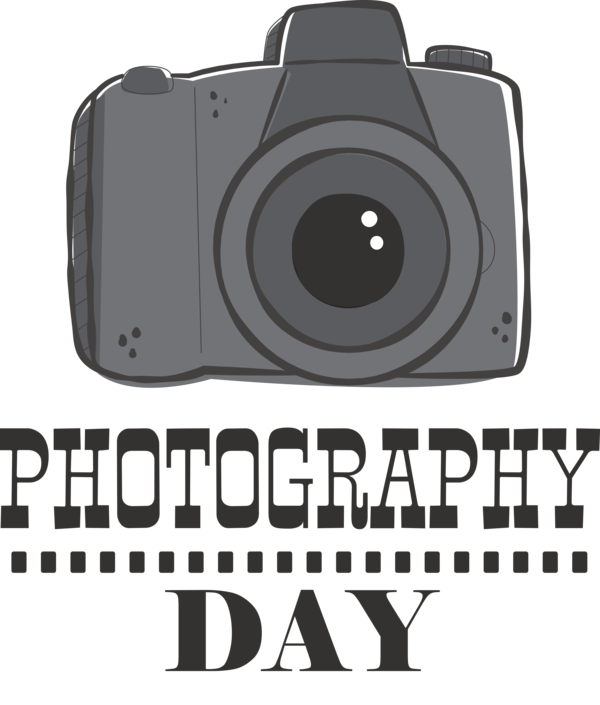 Transparent World Photography Day DSLR Camera Camera Lens Camera for Photography Day for World Photography Day