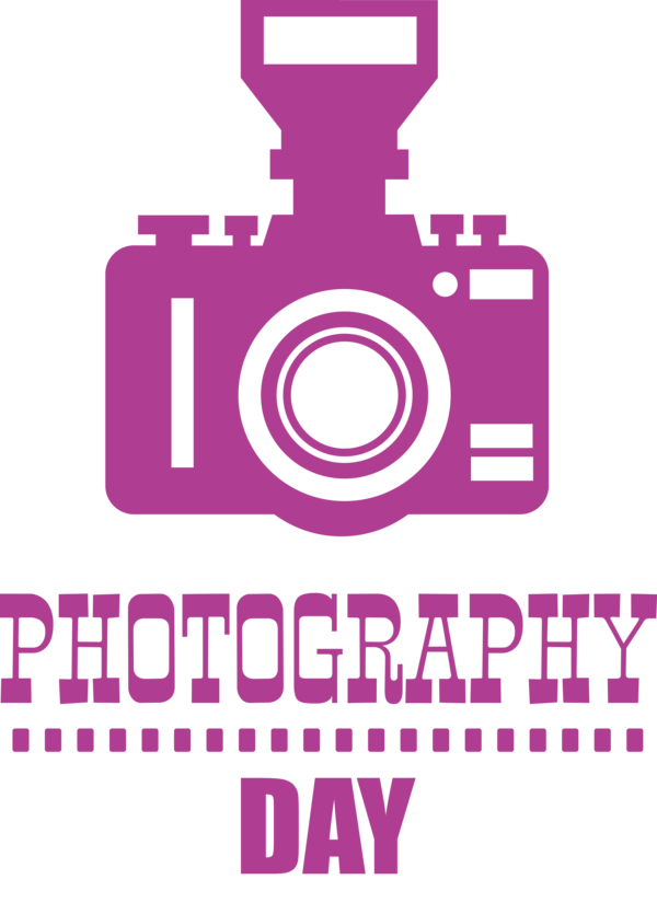 Transparent World Photography Day Logo Design Creativity for Photography Day for World Photography Day