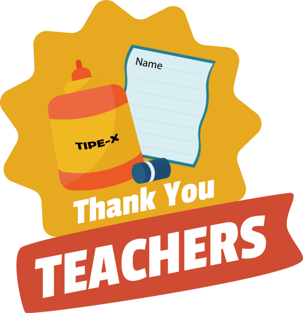 Transparent World Teacher's Day Human Logo Organization for Thank You Teacher for World Teachers Day