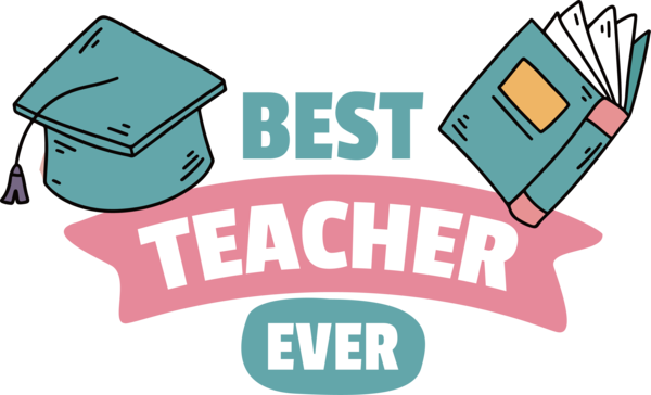 Transparent World Teacher's Day Design Human Logo for Best Teacher for World Teachers Day